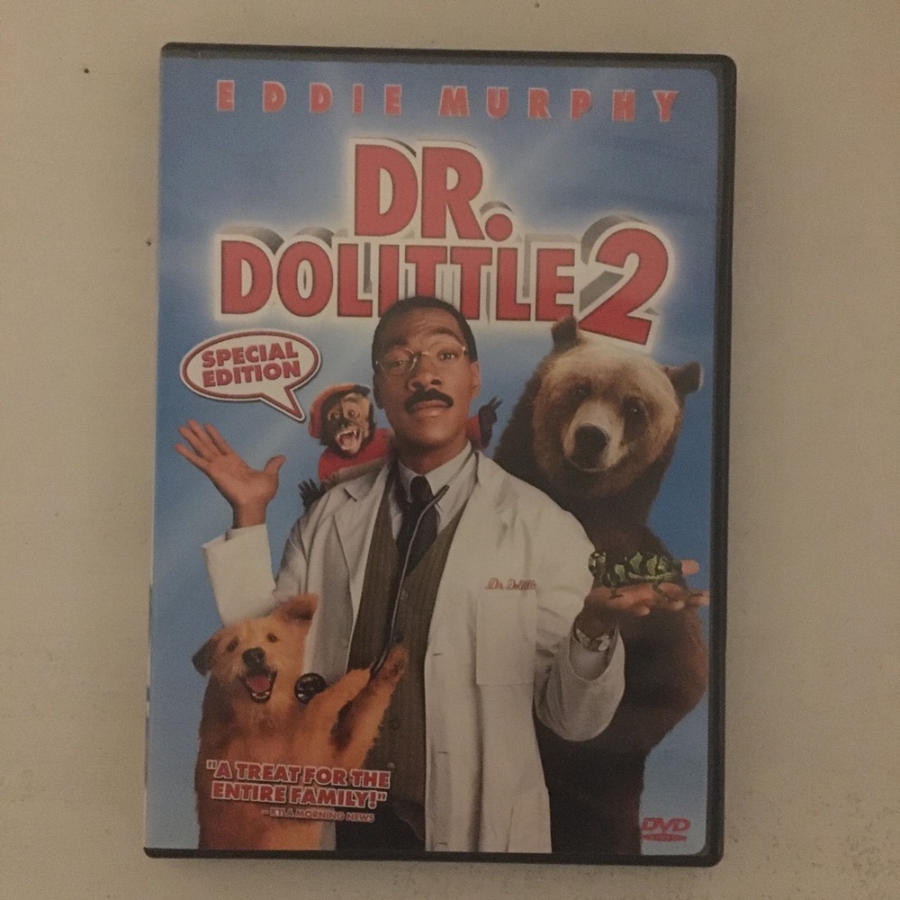 Dr. Dolittle 2 starring Eddie Murphy in the case